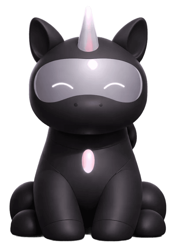 Ride My Pony unicorn mascot, dark variant